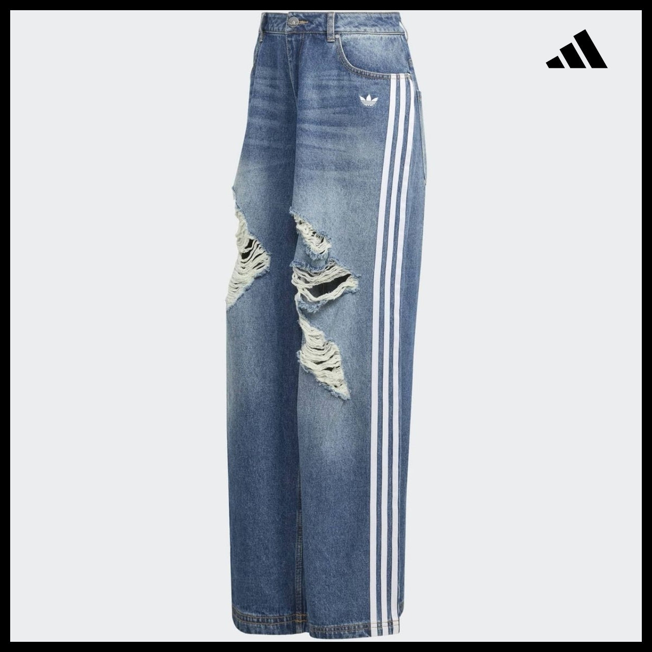 【ADIDAS】Denim Pants  Blue Denim