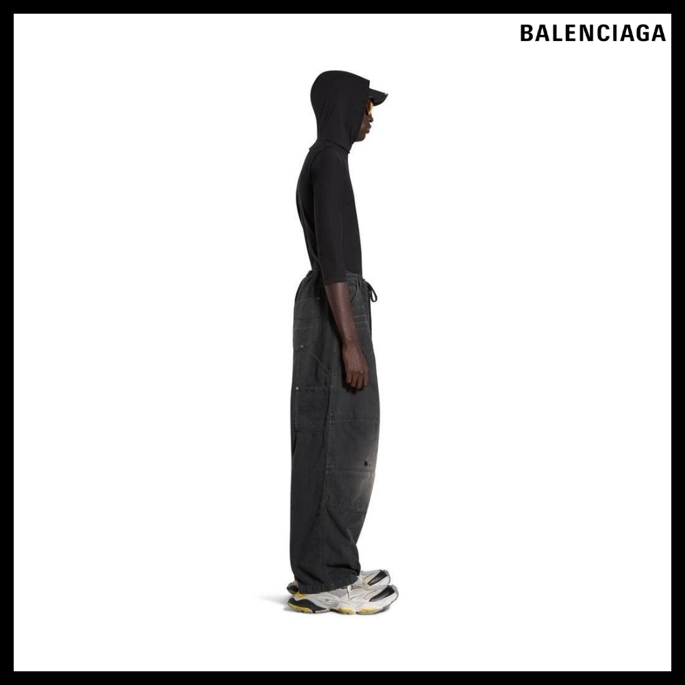 【BALENCIAGA】Double Knee Trouser Black
