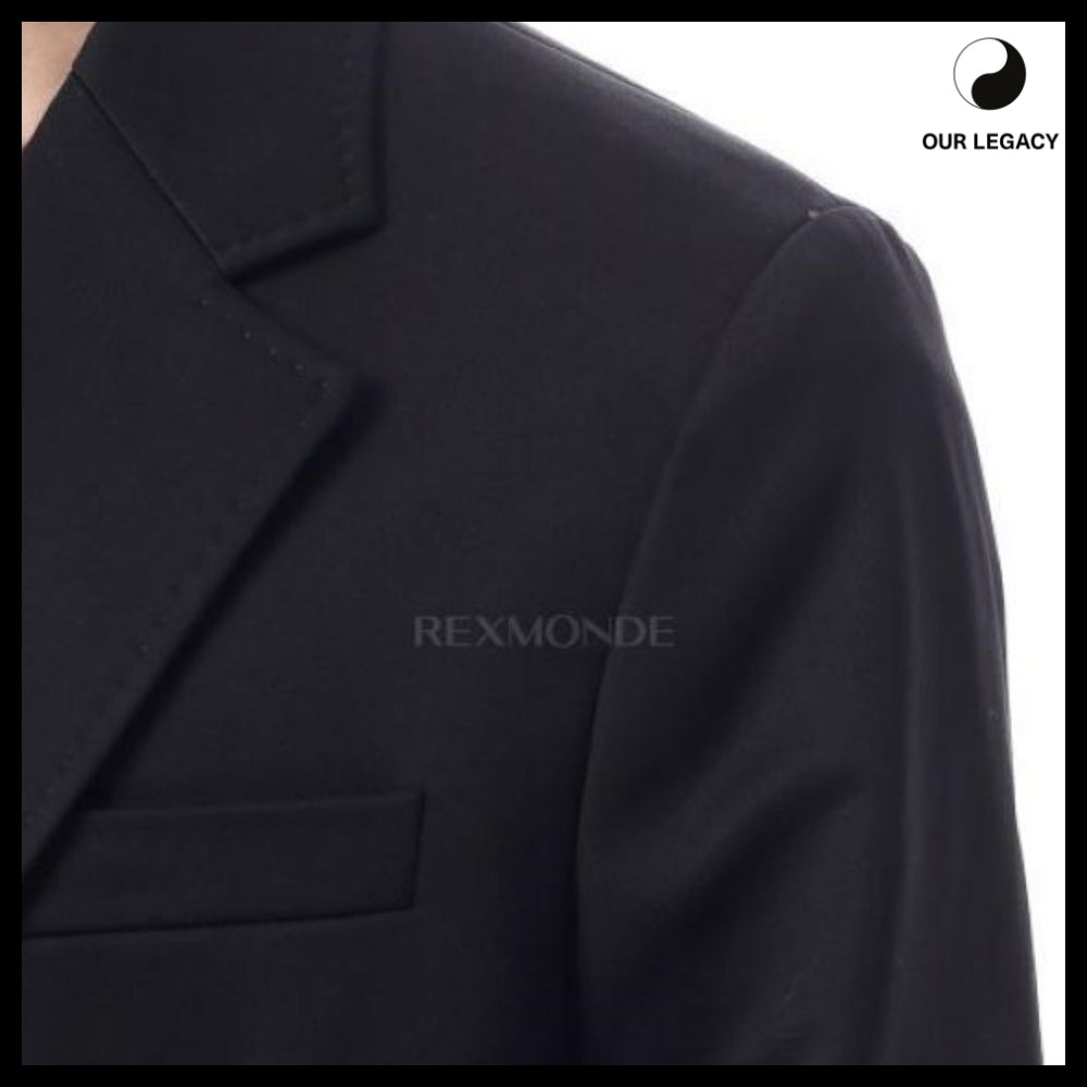◆OUR LEGACY◆25FW Robe Overcoat Onyx Black Tech Sateen