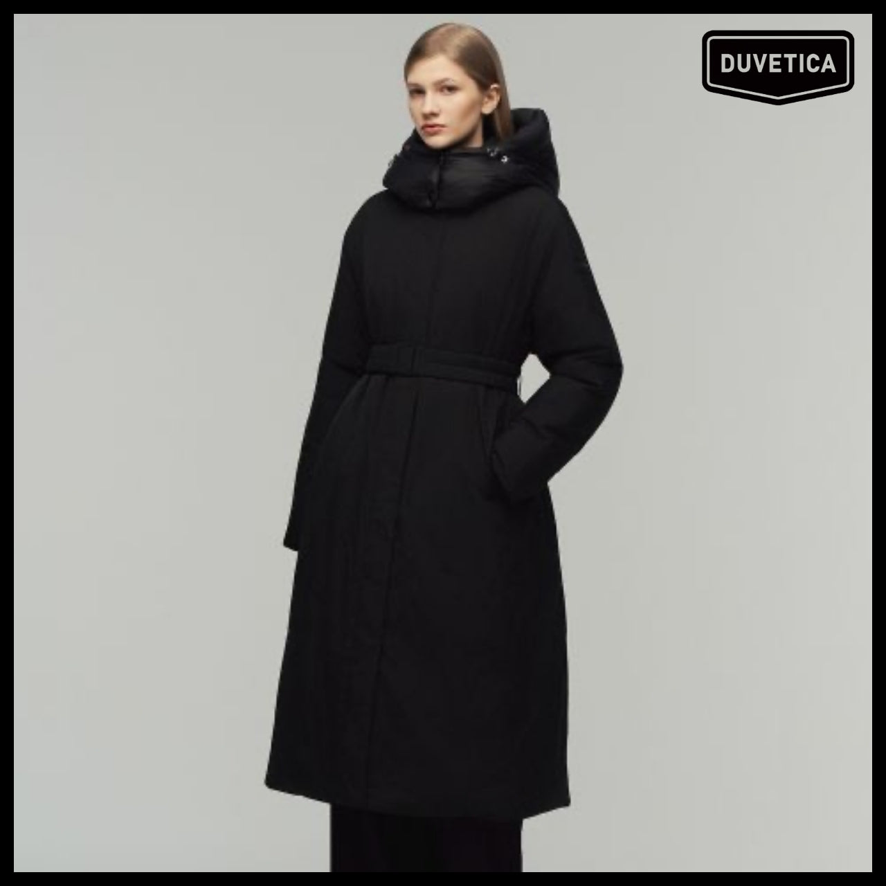 【DUVETICA】Cortina N - Black Womens Down Jacket