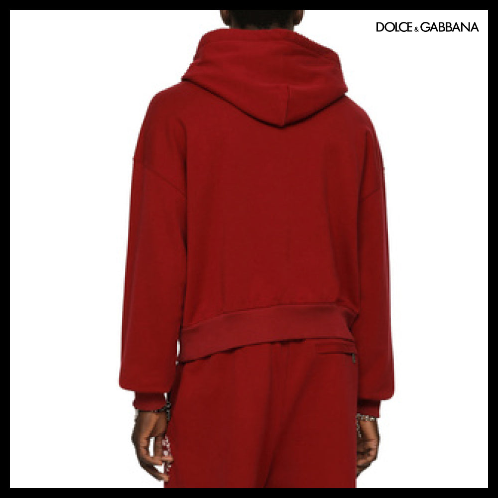 【Dolce&Gabbana】COTTON JERSEY SWEATSHIRT DG PRINT