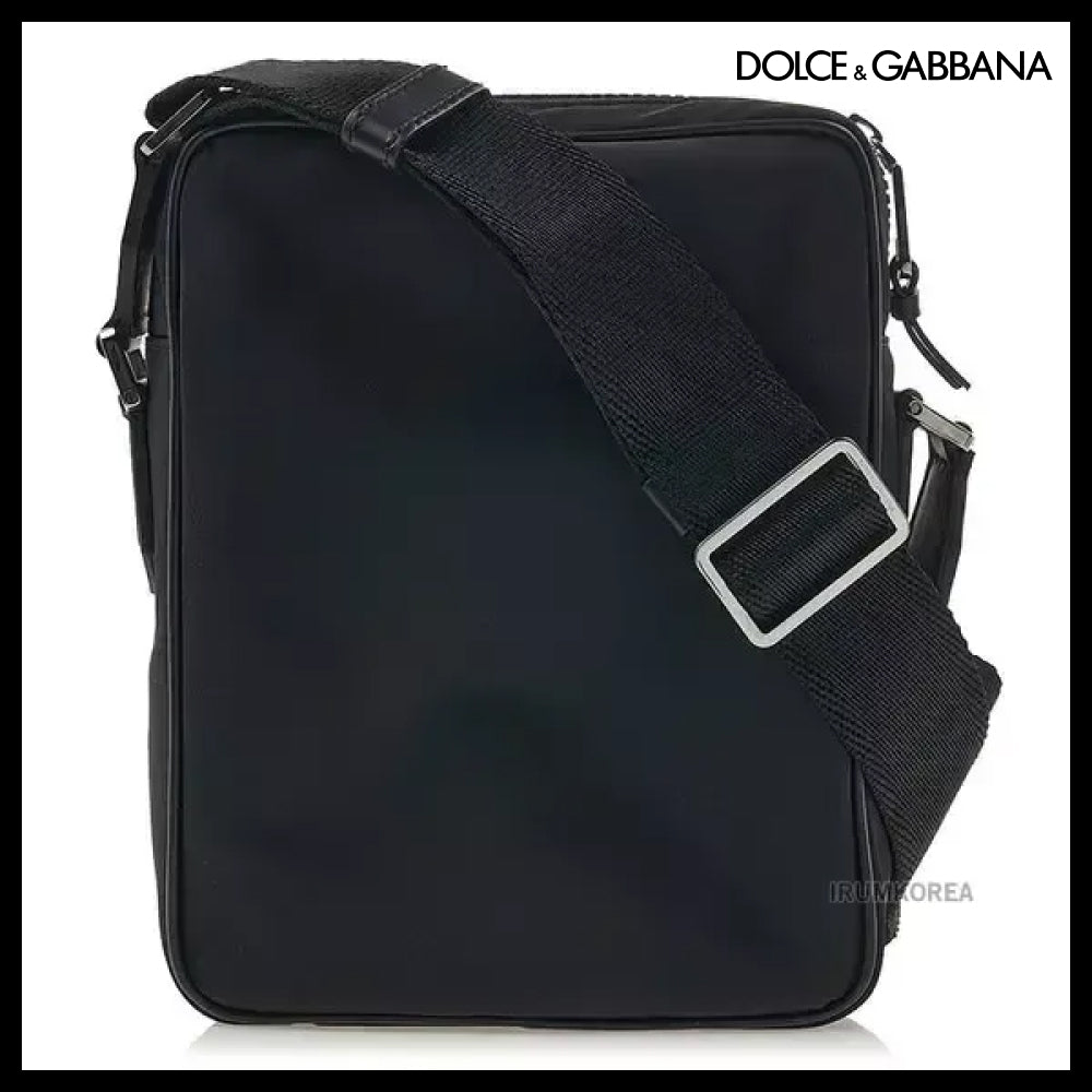 【DOLCE & GABBANA】Unisex Logo Print Crossbody Bag