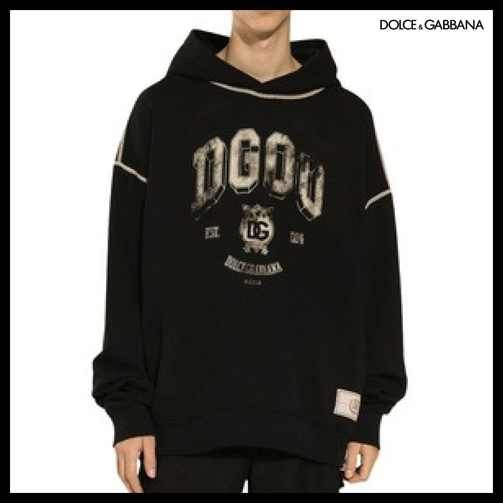 【Dolce & Gabbana】OVERSIZE HOODIE WITH LOGO
