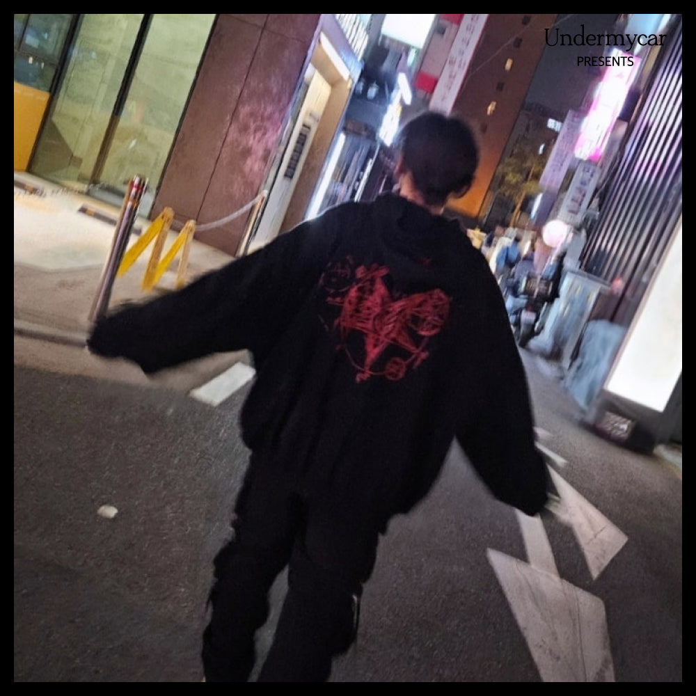 【Undermycar x Emostanceclub】Deremo Double Logo Oversized