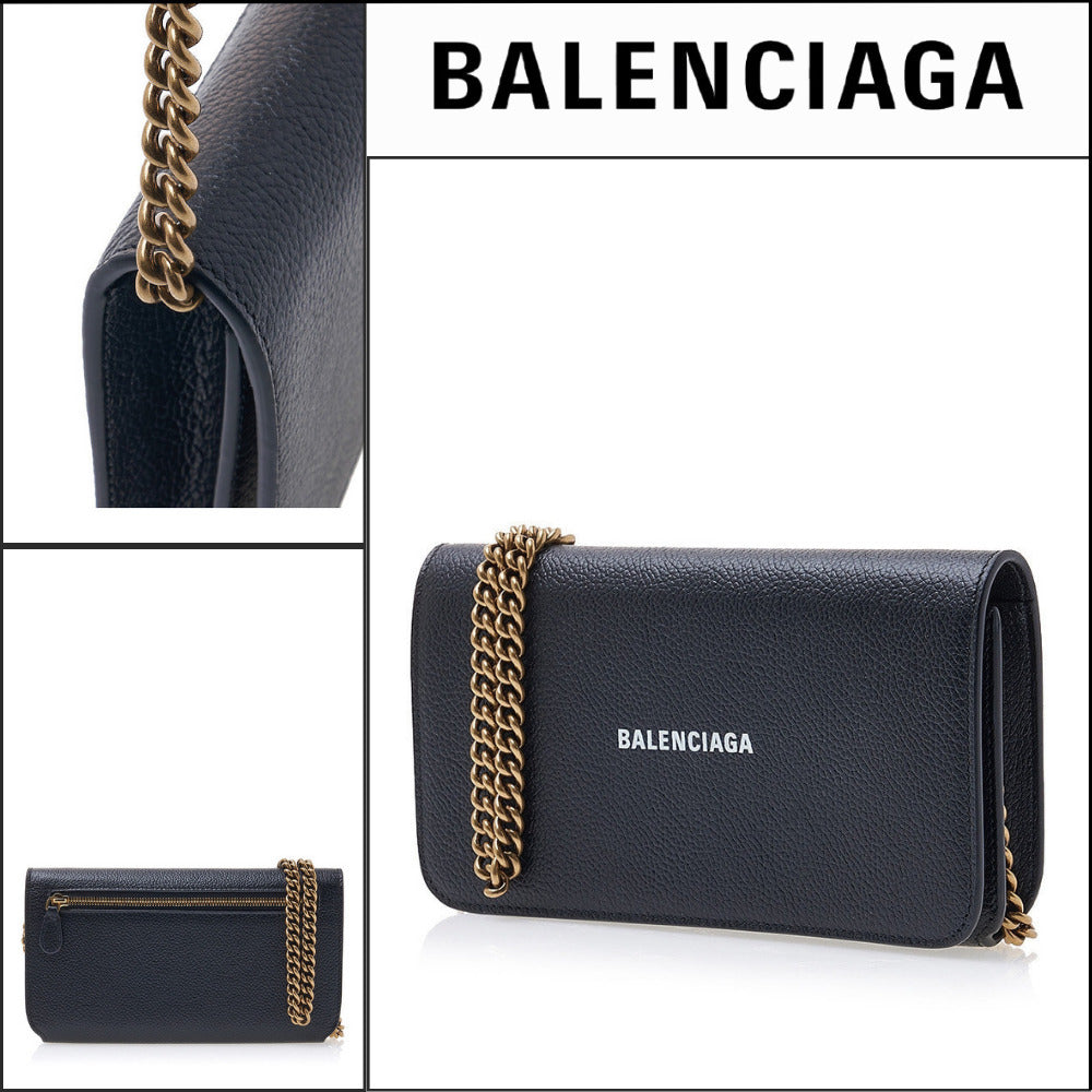 【BALENCIAGA】Flap Mini Crossbody Bag Black