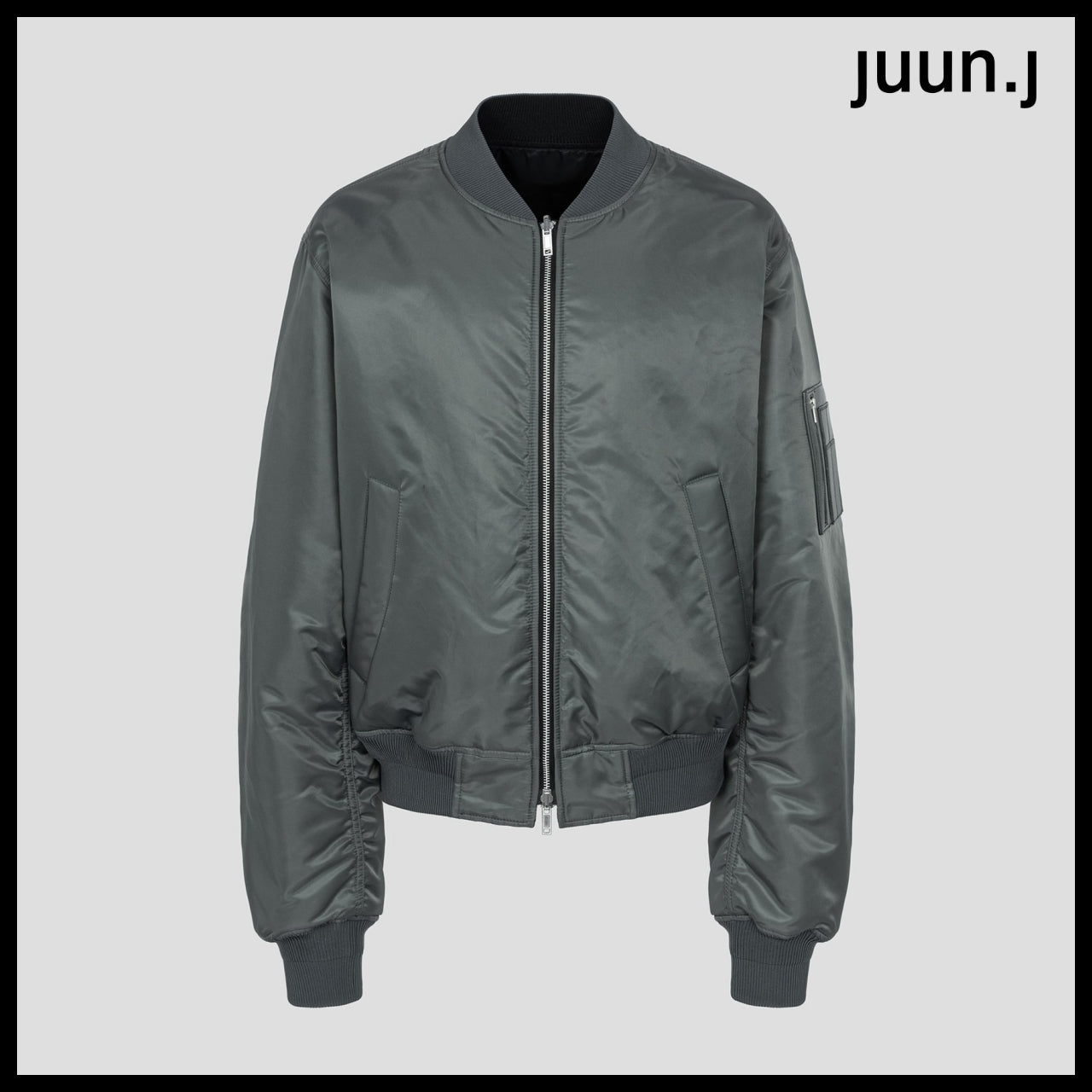 【JUUN.J】CORE Light MA-1 Jumper Gray