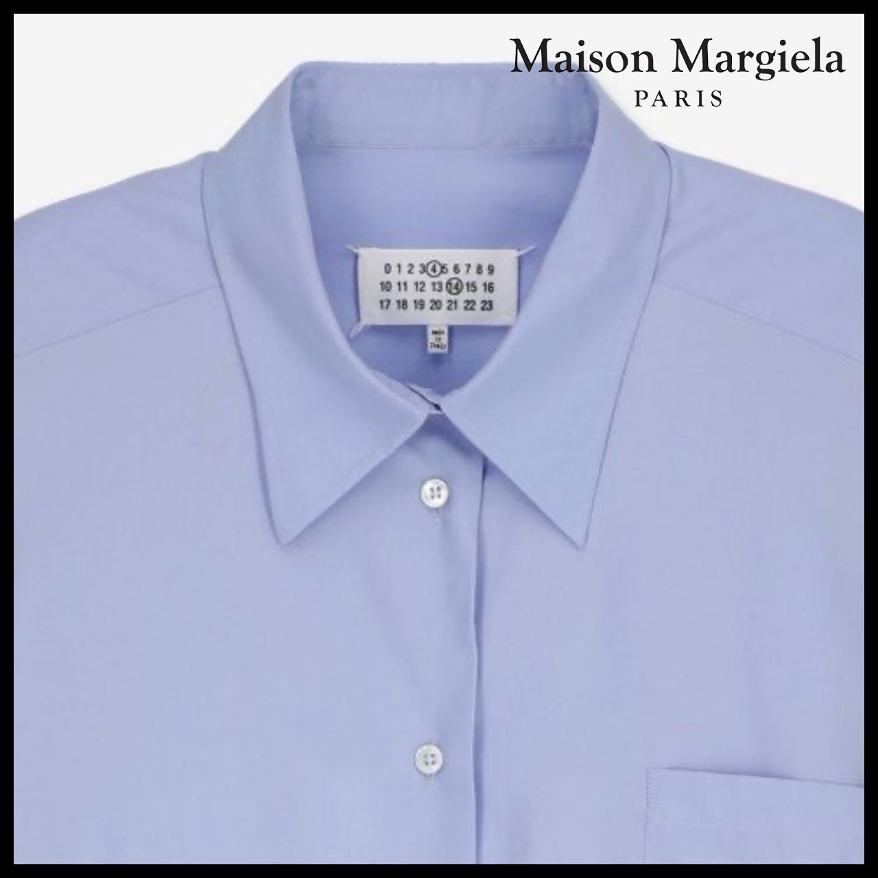 ★MAISON MARGIELA★ Oversized Shirt Light Blue