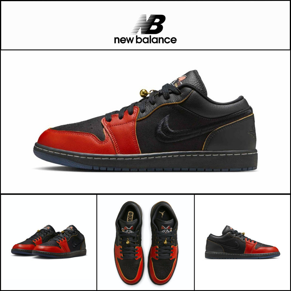 【Nike】AIR JORDAN 1 LOW SE BLACK DRAGON RED BLACK