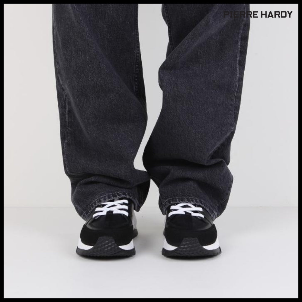 【Pierre Hardy】STREET LIFE Black Sneakers QX02Z