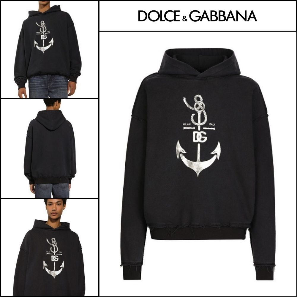 【Dolce & Gabbana】HOODIE WITH MARINA PRINT