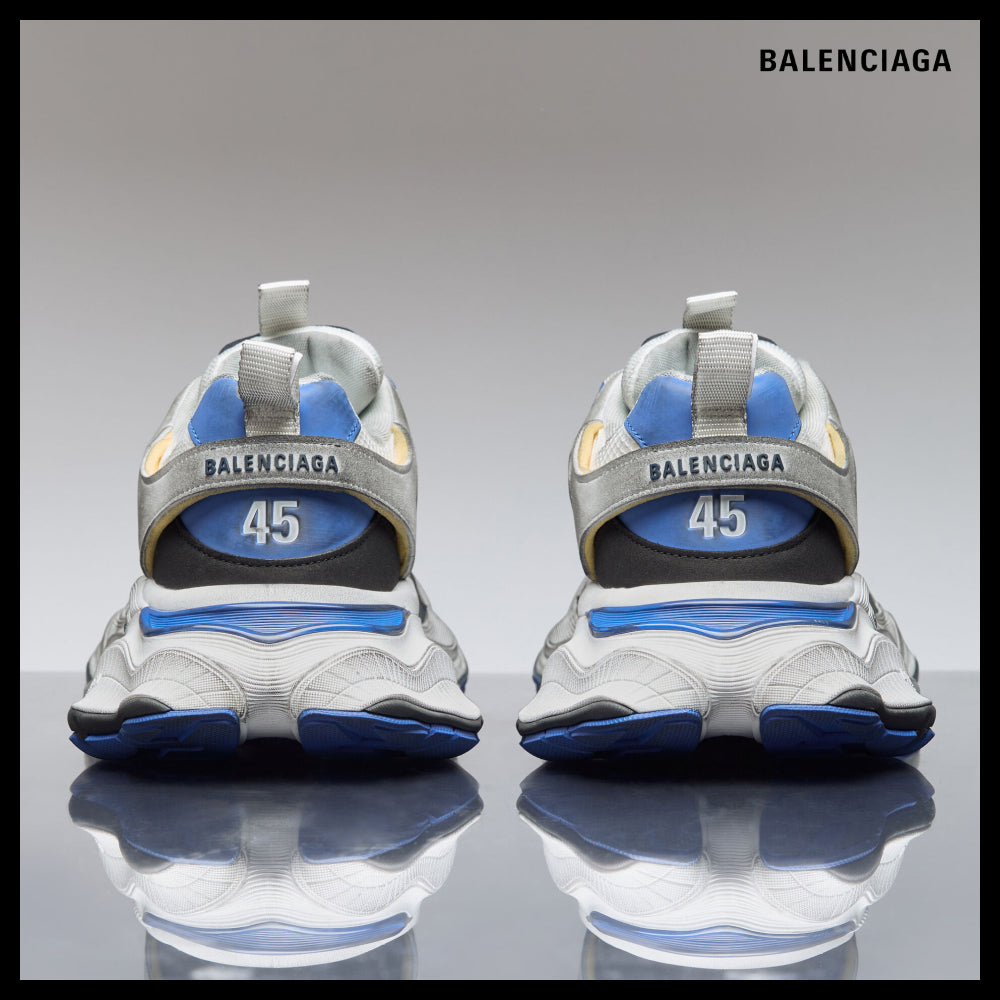 【BALENCIAGA】Cargo Sneakers Blue Grey