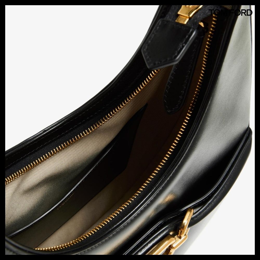【TOM FORD】SMOOTH LEATHER HOBO BAG