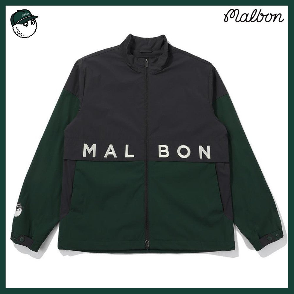 【MALBON GOLF】 COLOR BLOCK JACKET MAN 4COLORS
