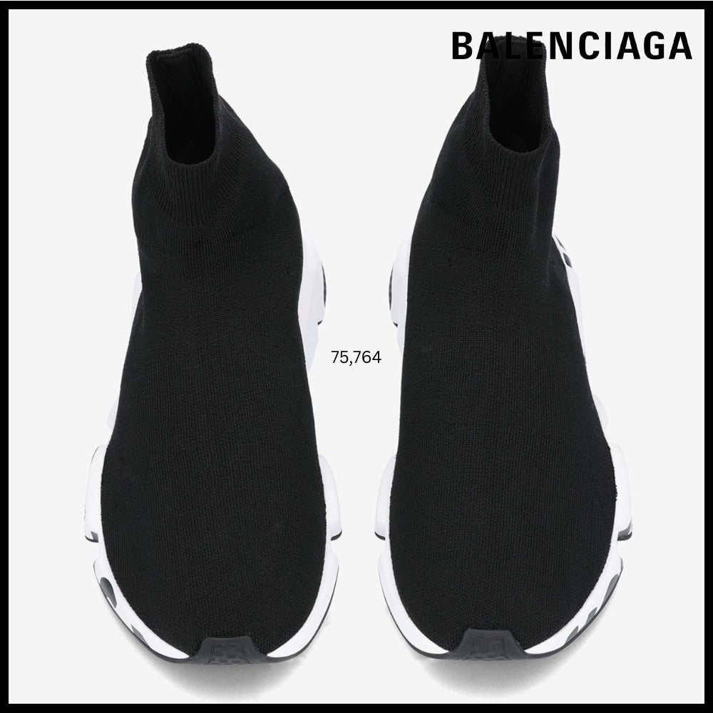【BALENCIAGA】Speed Sneakers - Black/White