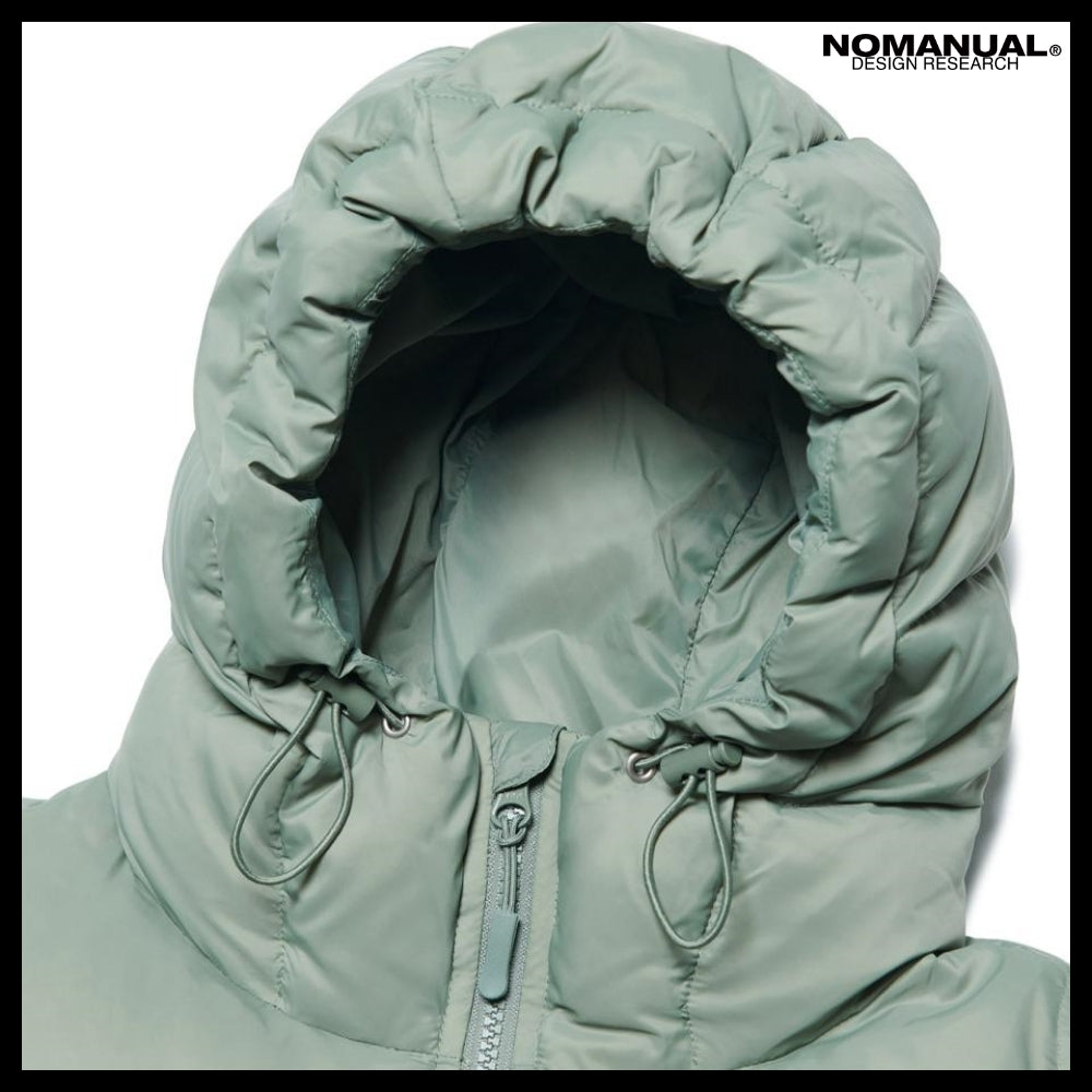 【NOMANUAL】DIVISION HOODED DUCK DOWN