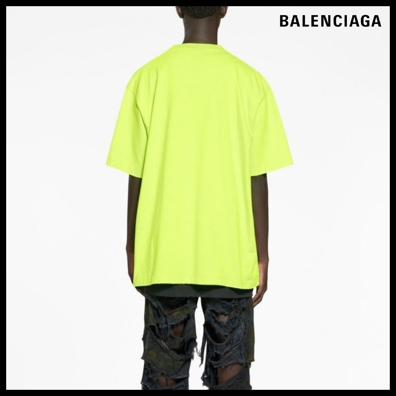 【BALENCIAGA】Caps T-Shirt Boxy Fit