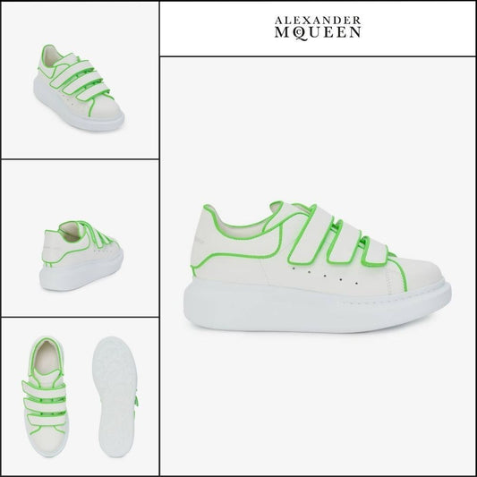 【Alexander Mcqueen】Oversized Triple Strap Sneaker White Ac