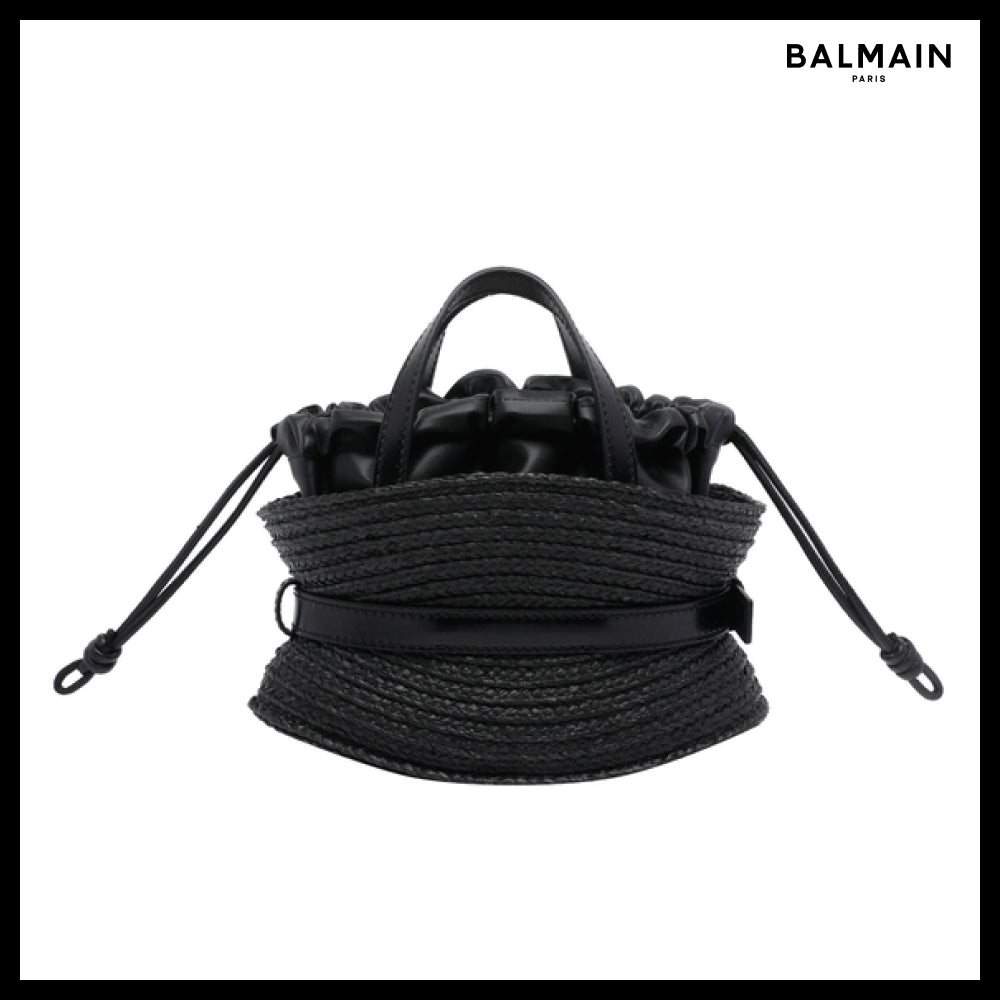 【BALMAIN】Balmain Black Bucket Bag