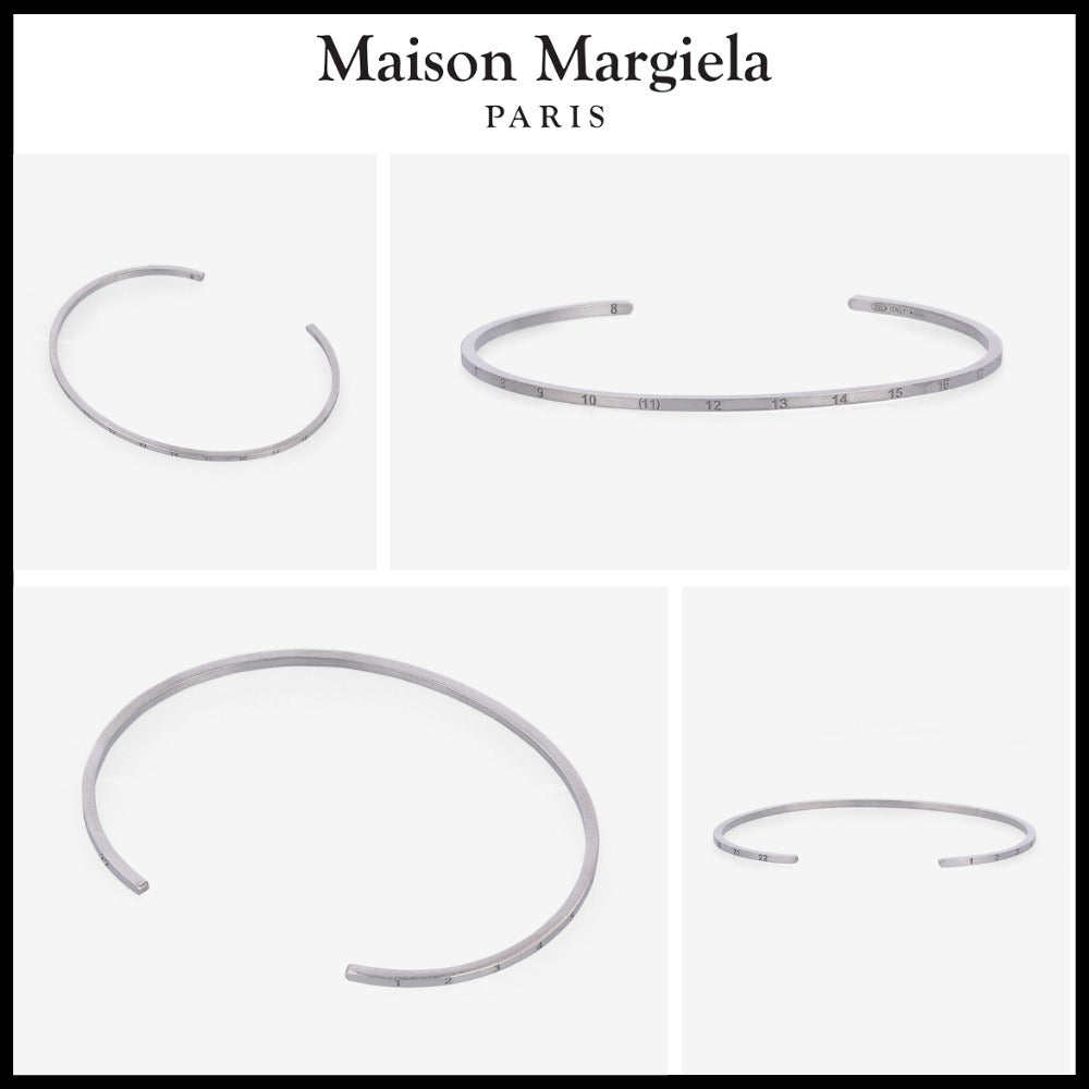【Maison Margiela】ナンバーロゴ スリム 2MM ブレスレット