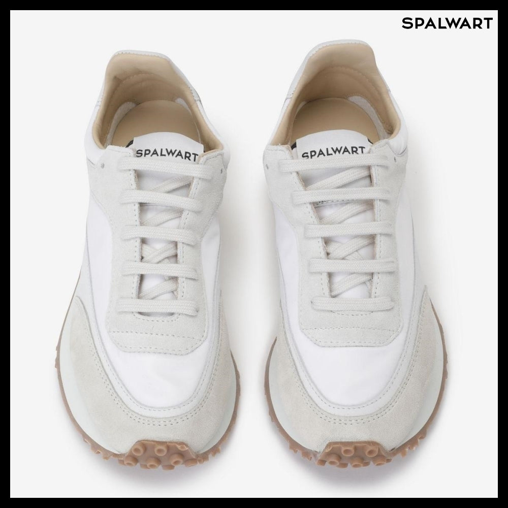 【SPALWART】Marathon Tempo Low Sneakers - Salty White