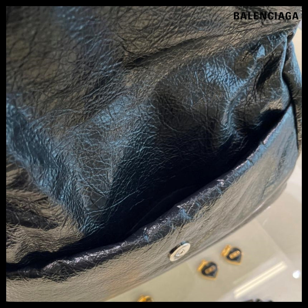 【BALENCIAGA】Monaco Small Chain Bag Black