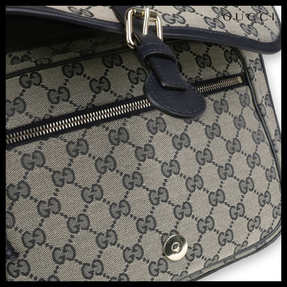 【GUCCI】 Kids Fabric Crossbody Bag Beige