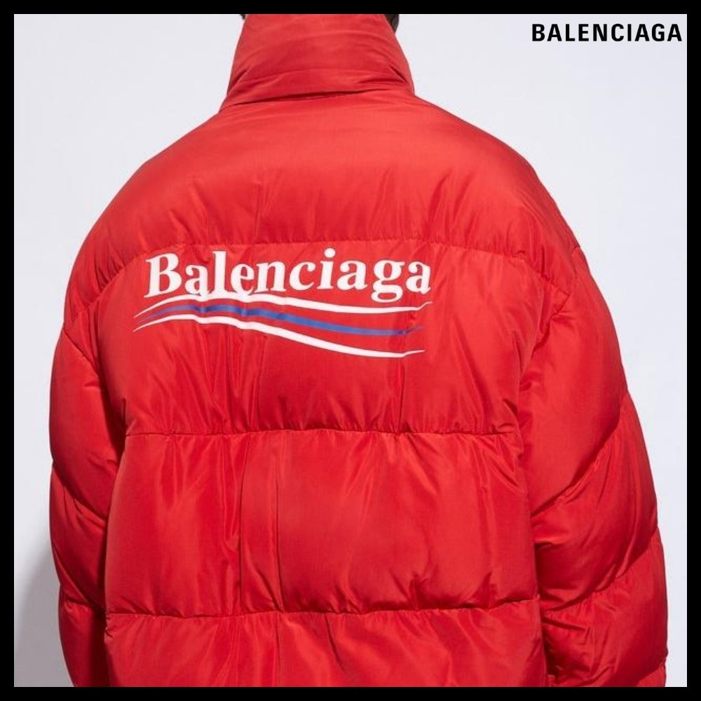 【BALENCIAGA】Cocoon Puffer Jacket Red