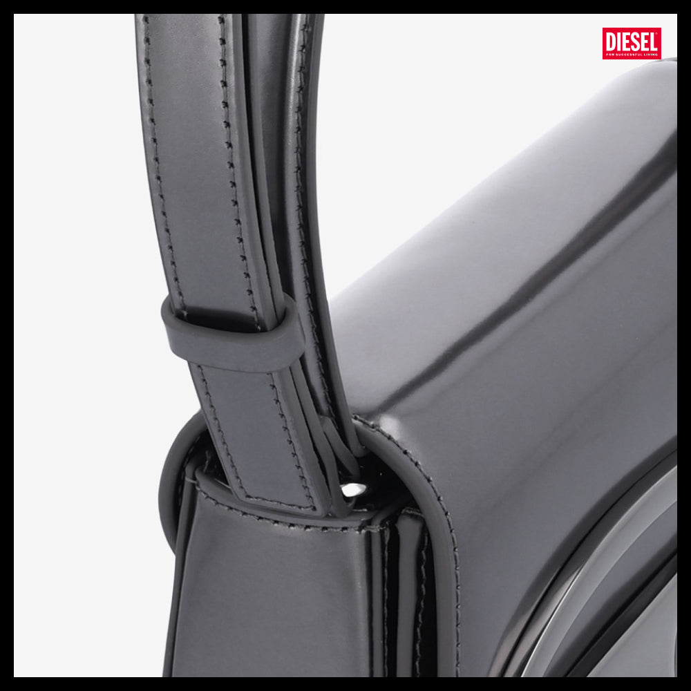 【DIESEL】1DR Shoulder Bag - Gunmetal