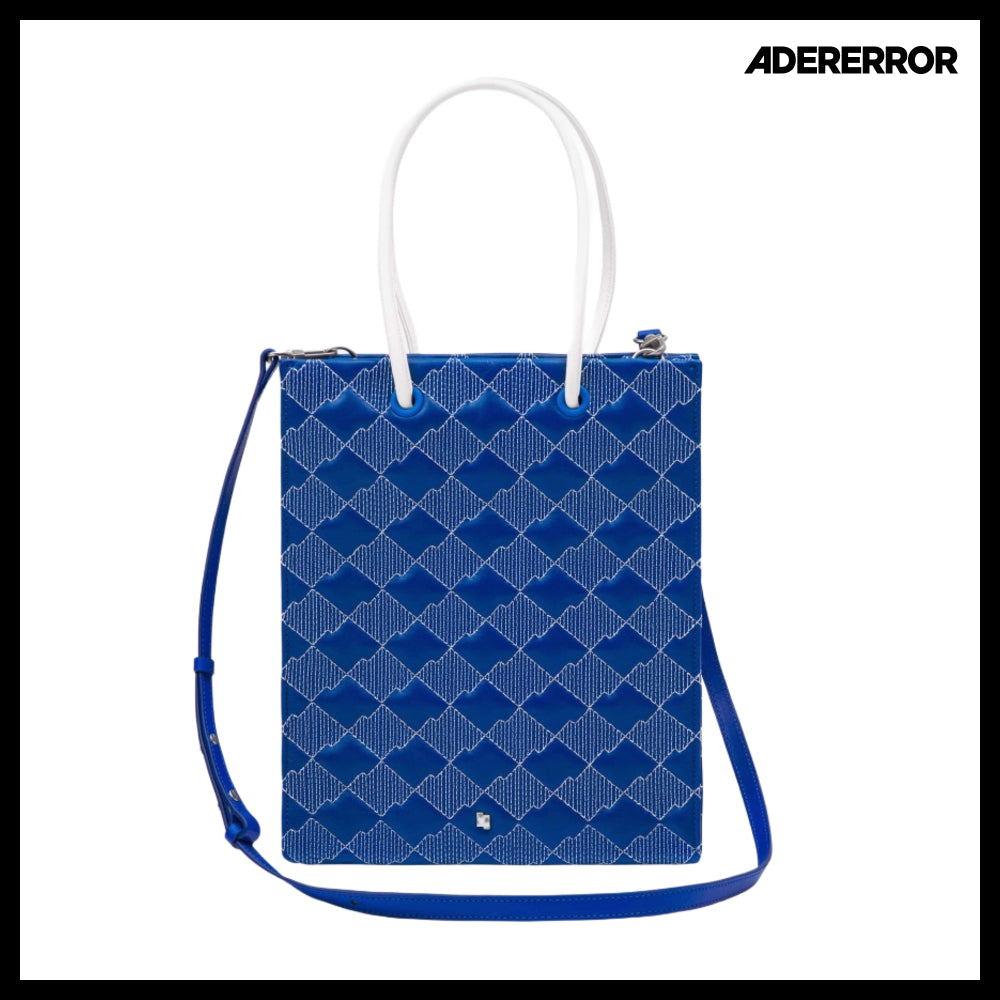 【ADERERROR】Shopper Bag Z-Blue
