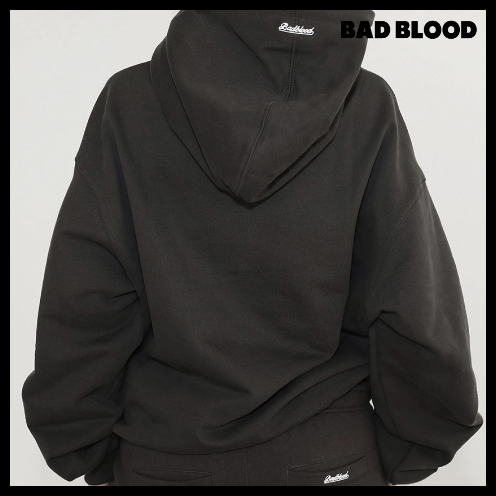 【BADBLOOD】Bad Applique Hoodie 3 Colors