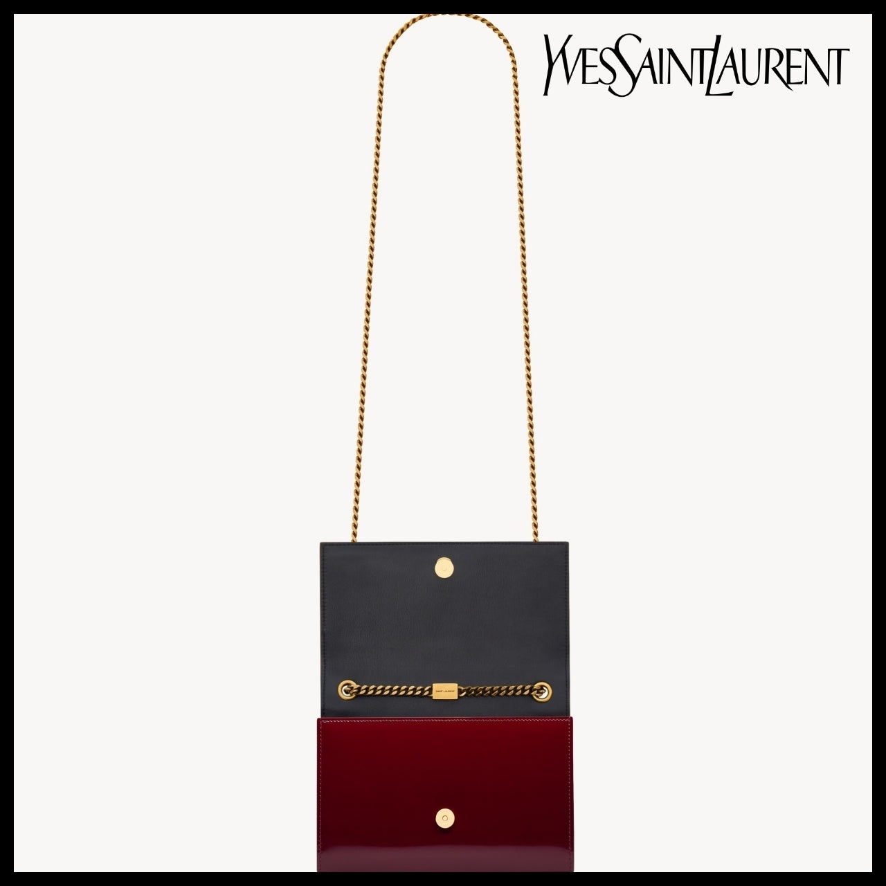 【Saint Laurent】Patent Leather Kate Small Bag