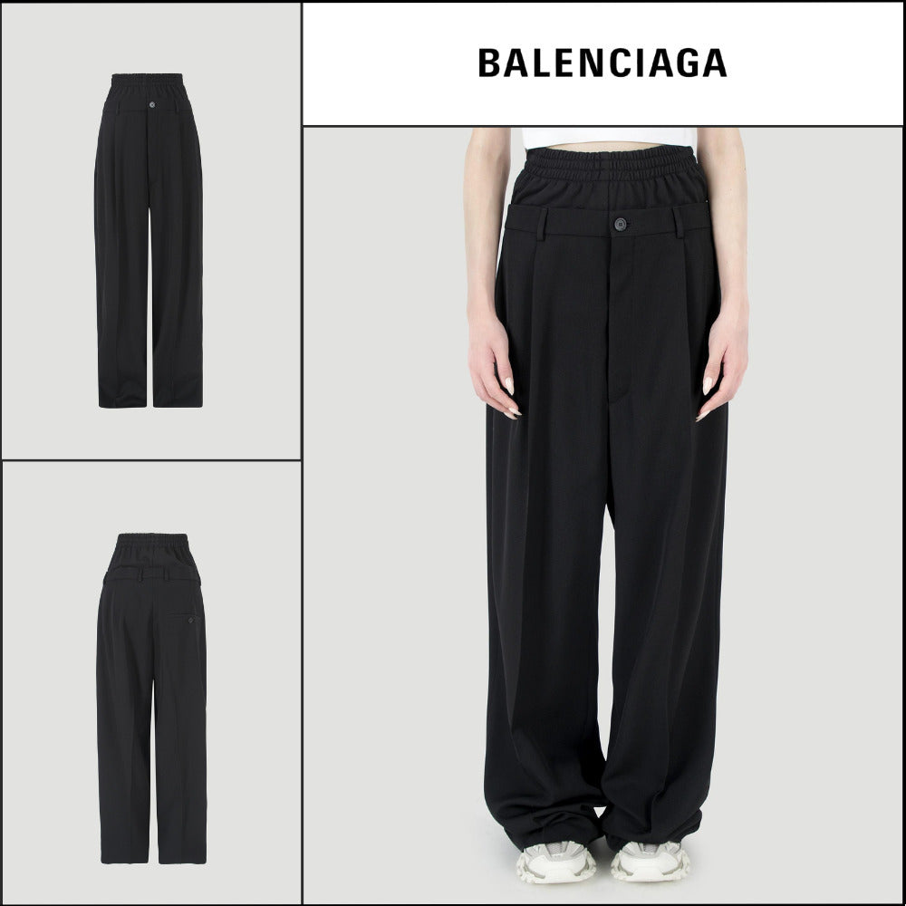 【BALENCIAGA】Hybrid Tailoring Pants Black