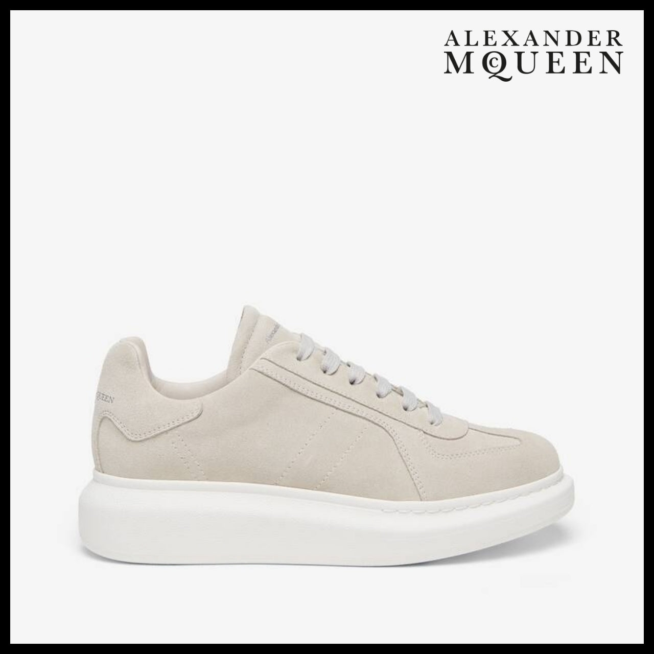 【Alexander Mcqueen】Oversized Sneaker Beige White