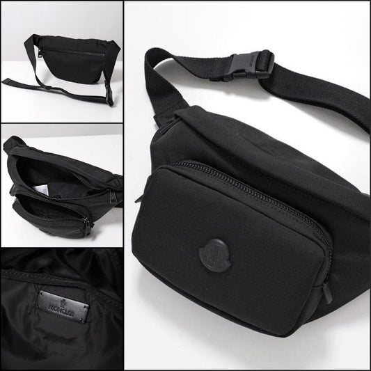 ◆MONCLER◆DURANCE BELT BAG BLACK