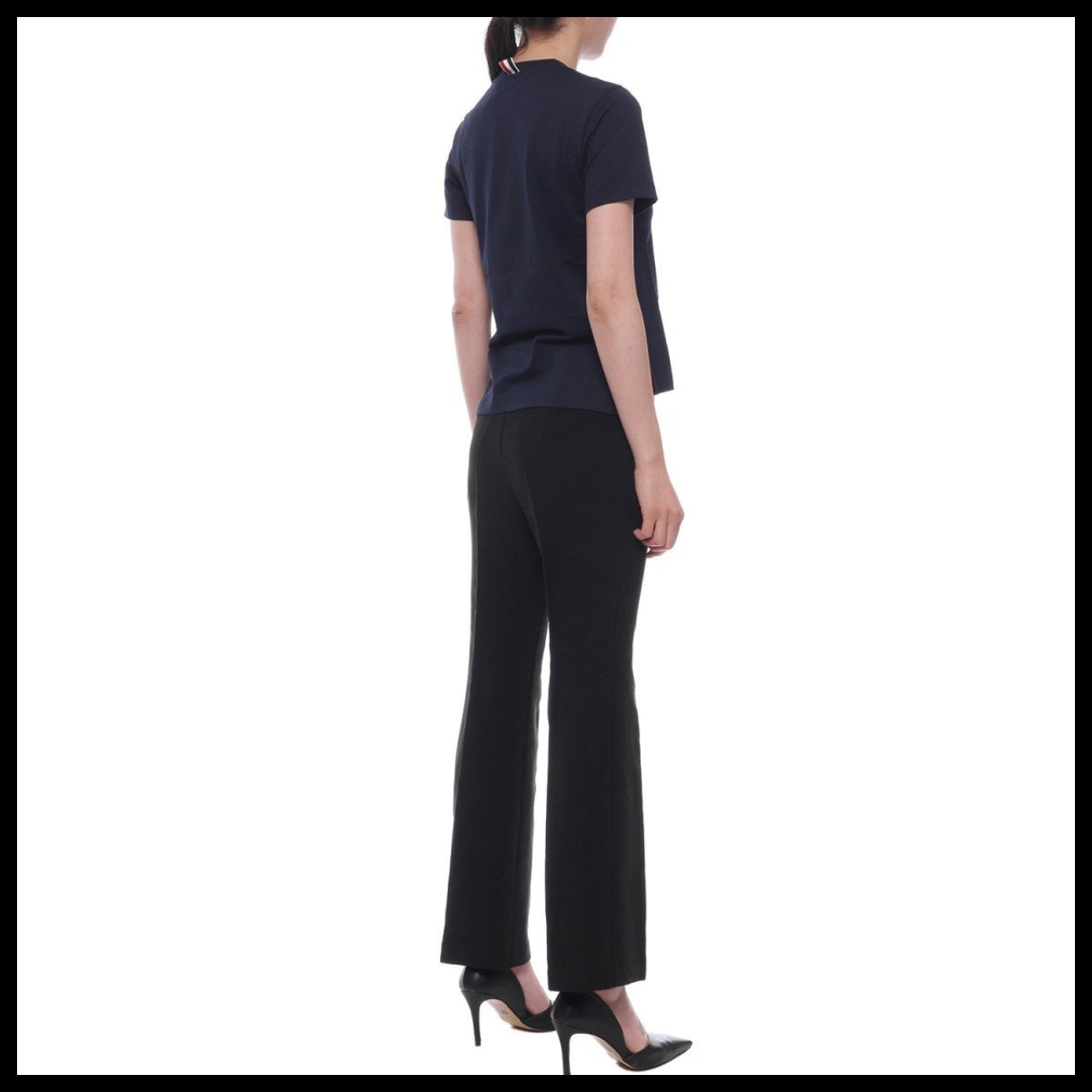 【Thom Browne】Women’s Crew Neck Short Sleeve T-Shirt