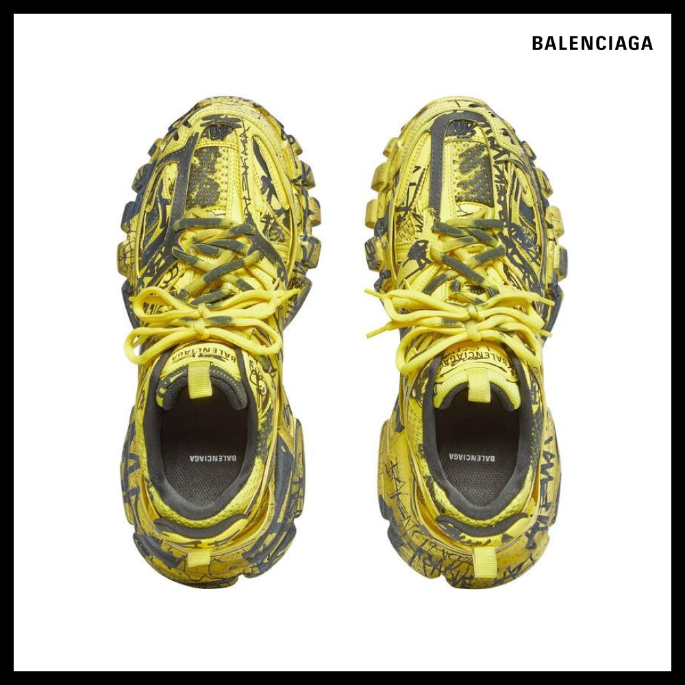 【BALENCIAGA】Track Graffiti Sneaker Yellow