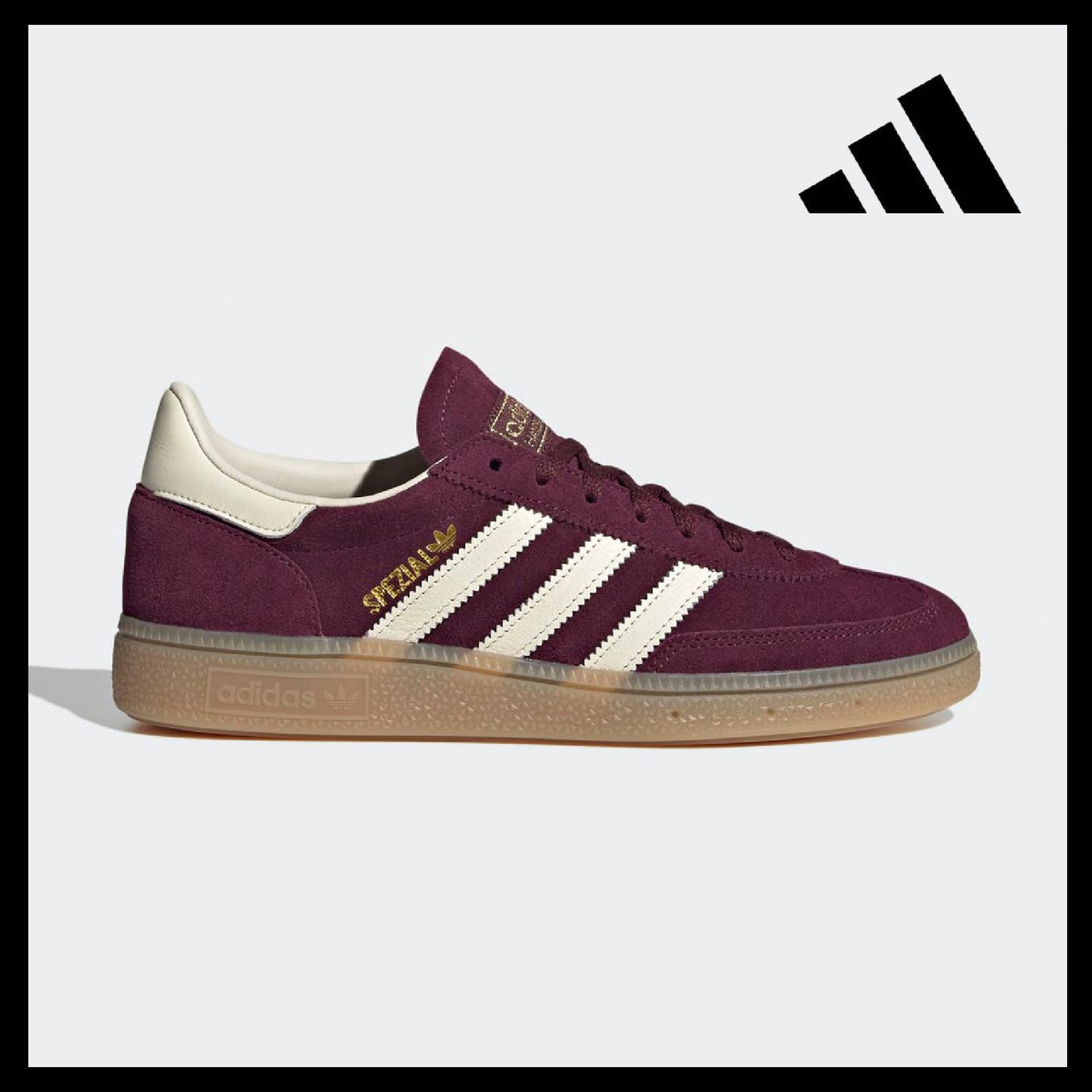 【ADIDAS】Handball Spezial Maroon Cream White