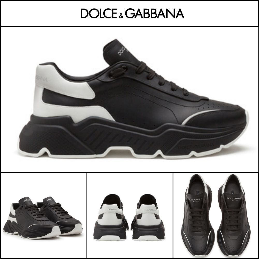 【Dolce & Gabbana】NAPPA LEATHER DAYMASTER SNEAKERS BLACK