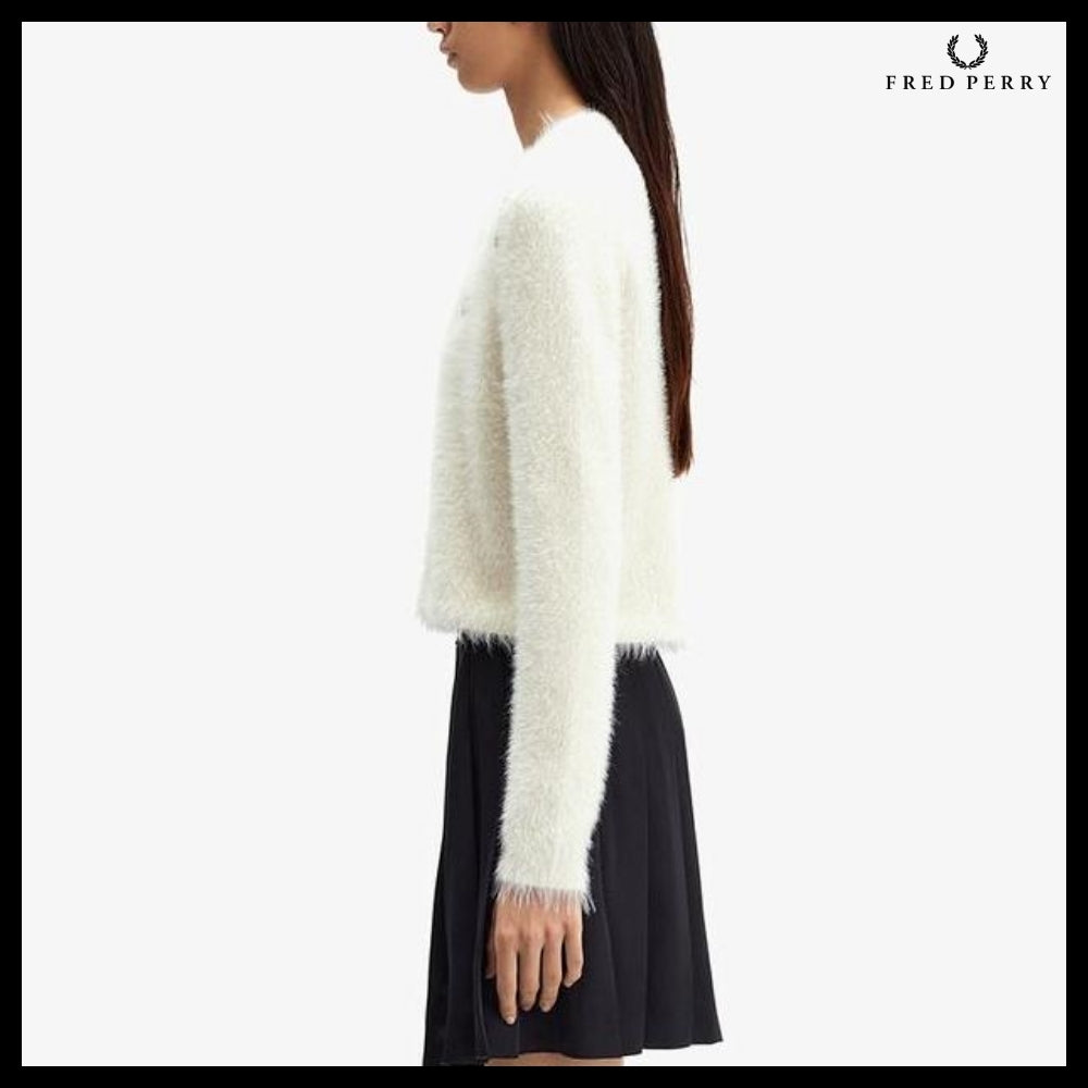 【FRED PERRY】my Winehouse Textured Button Through Cardigan
