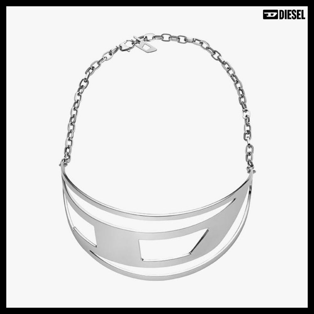 【DIESEL】D Logo Necklace