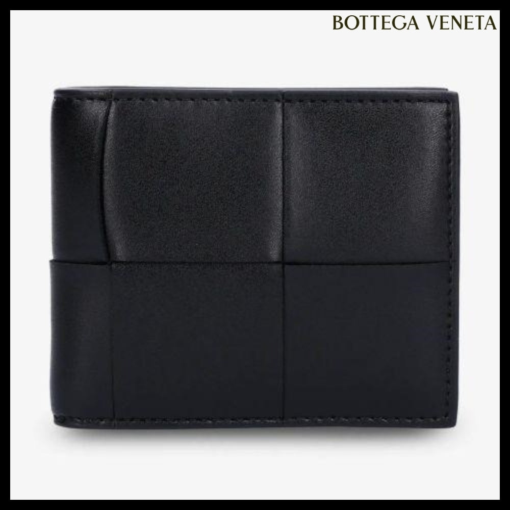 【BOTTEGA VENETA】Cassette Bi-Fold Wallet Black