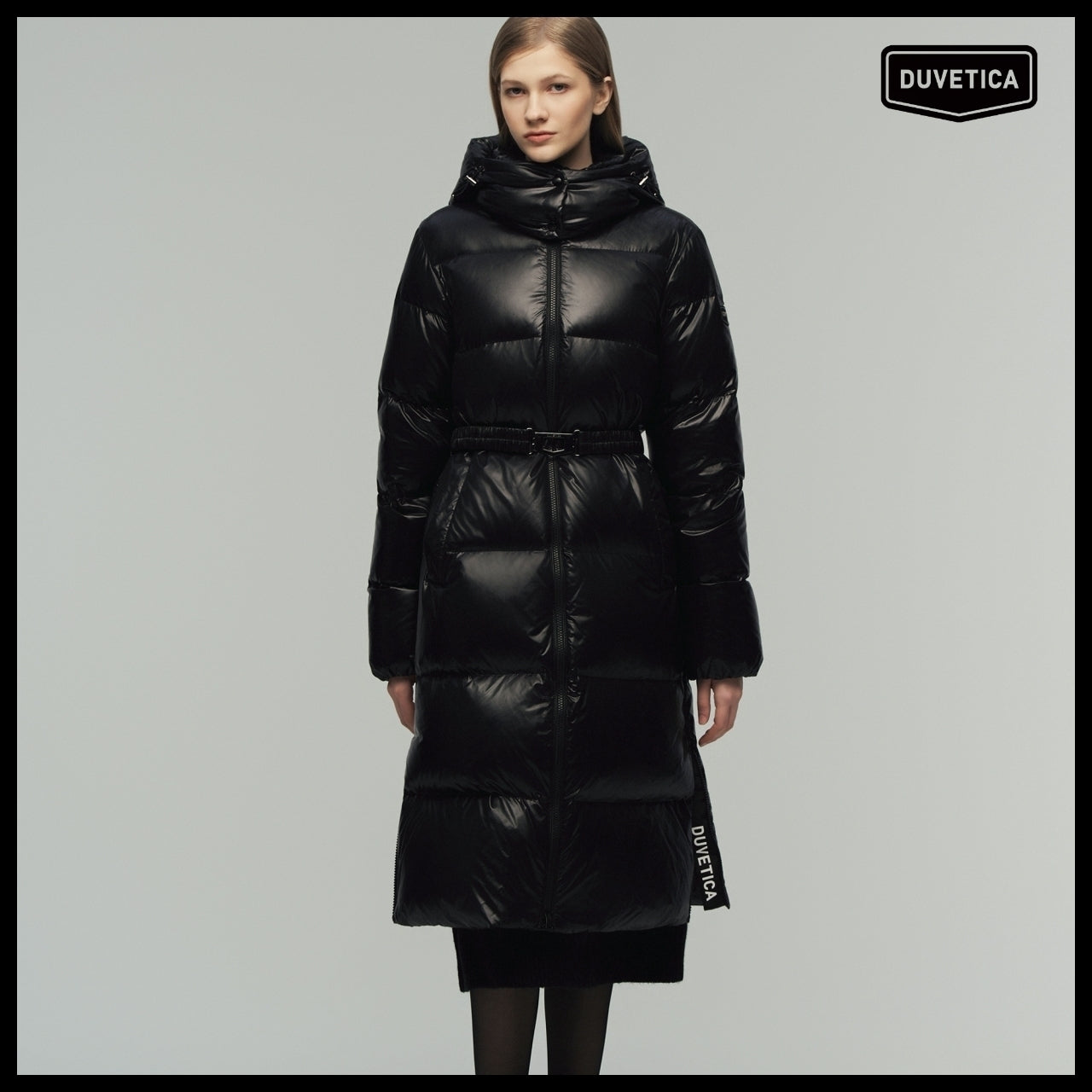 【DUVETICA】Remie - Black Womens Down Jacket