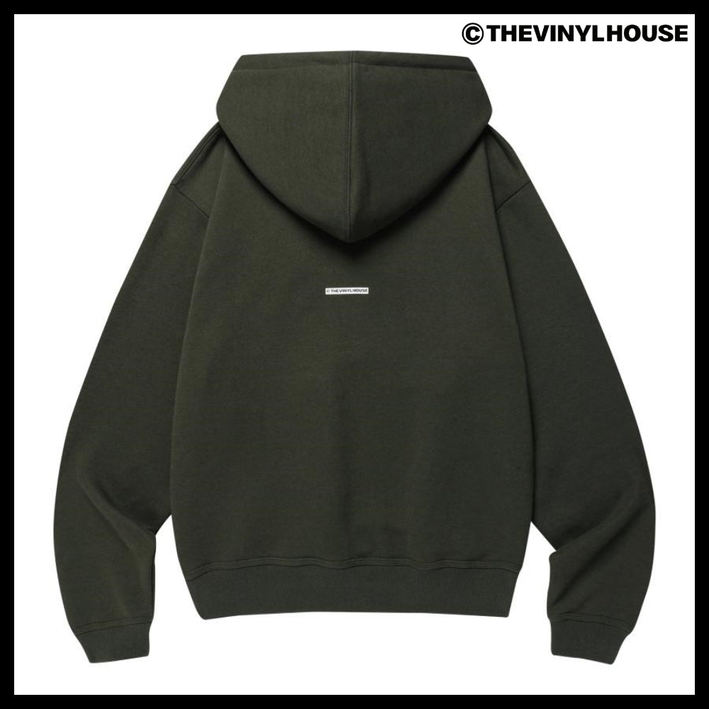【THEVINYLHOUSE】Cursive writing typo hoodie (4 colors)
