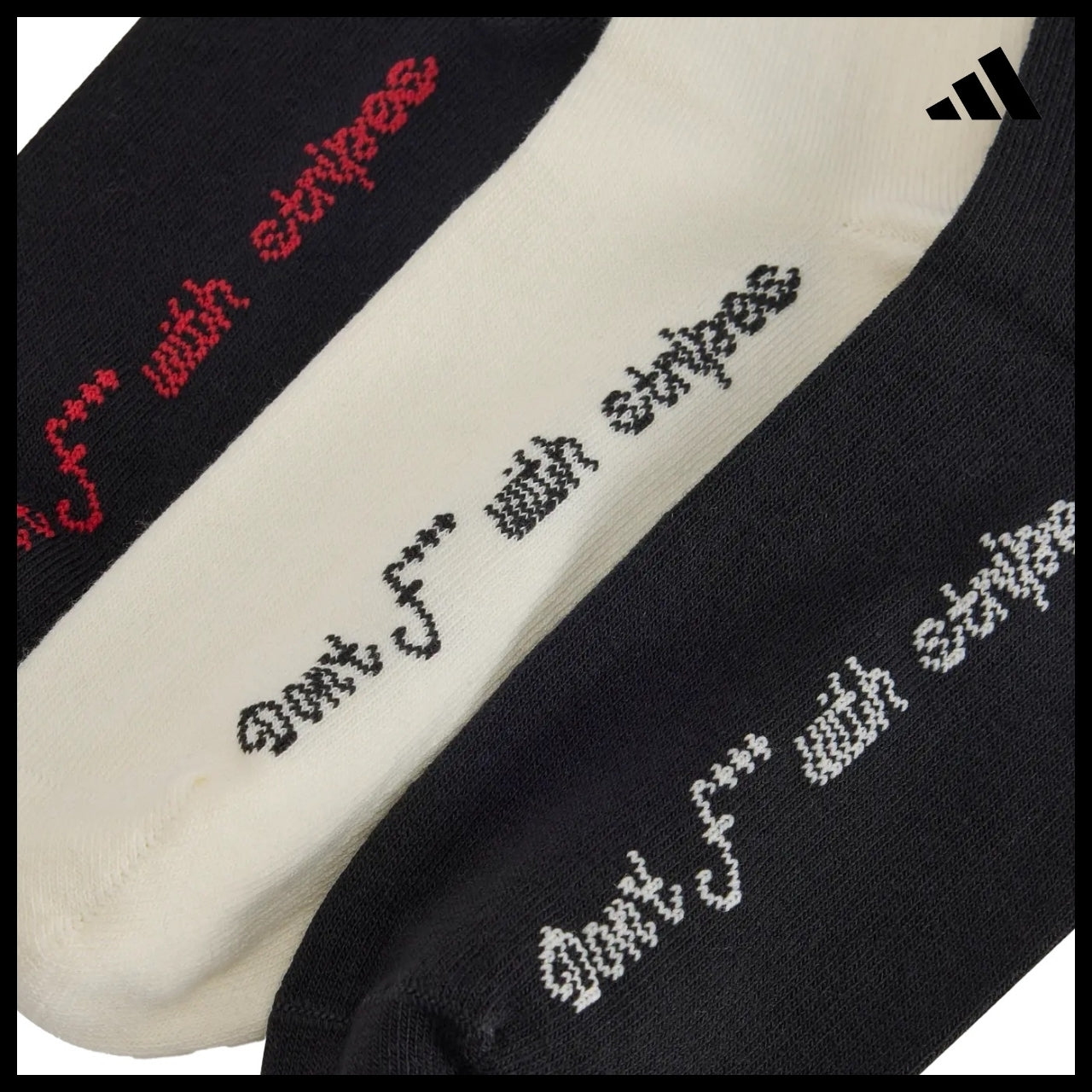 【AVAVAV x ADIDAS】 Knee Socks 3 Pack Collaboration Fashion