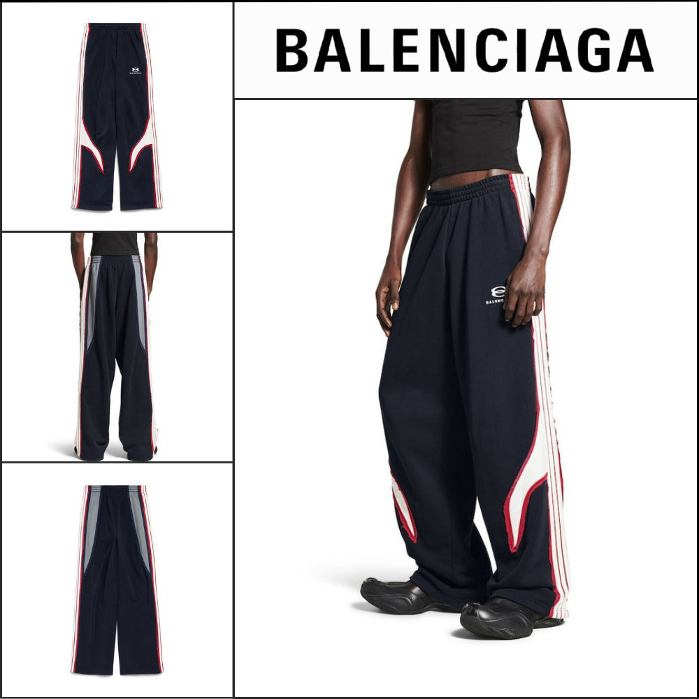 【BALENCIAGA】Cut-Up Oversized Sweatpants in Faded