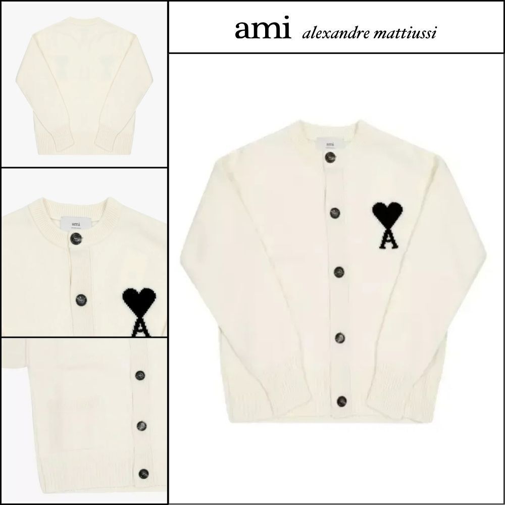 【AMI PARIS】Ami De Coeur Big Heart Logo Intarsia Unisex
