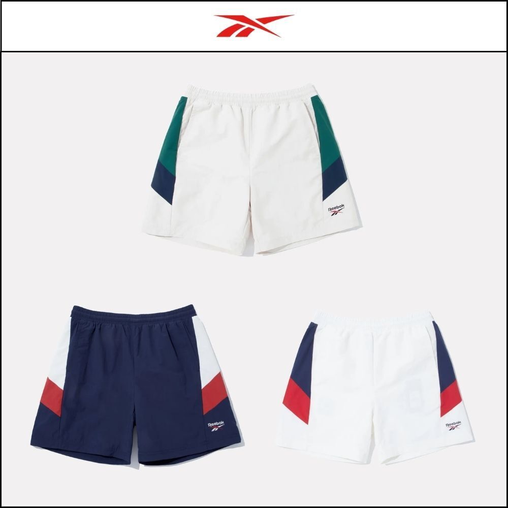 【Reebok】DNA Color Block Shorts - 3 Colors