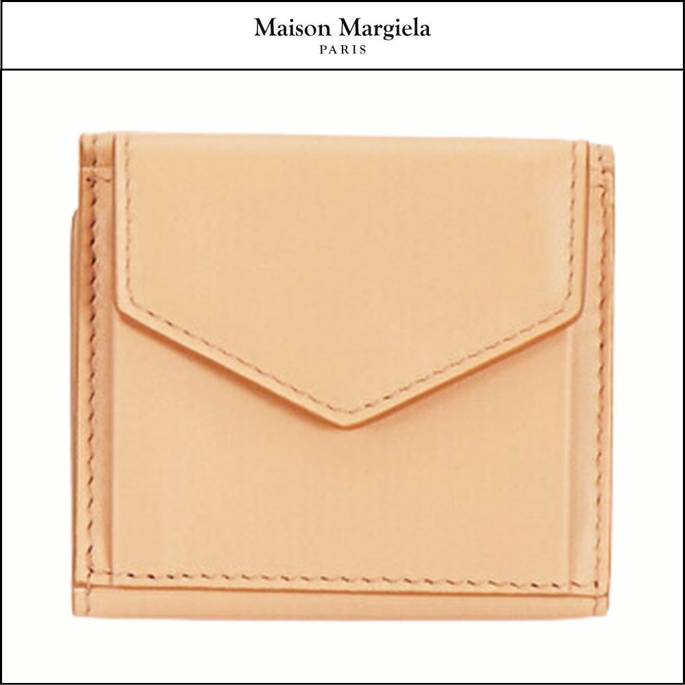 【MAISON MARGIELA】Snap Compact Wallet Nude