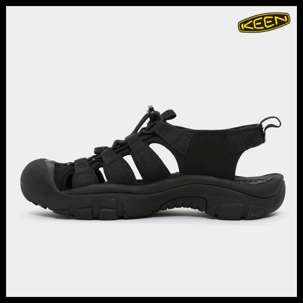 【KEEN】Newport H2 triple black strap sandals