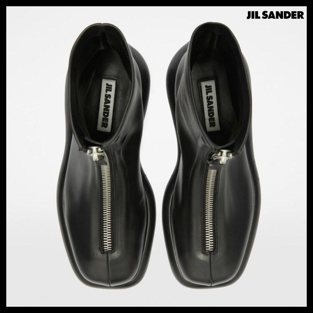 【JIL SANDER】ZIPUP CHUNKY CHELSEA BOOTS